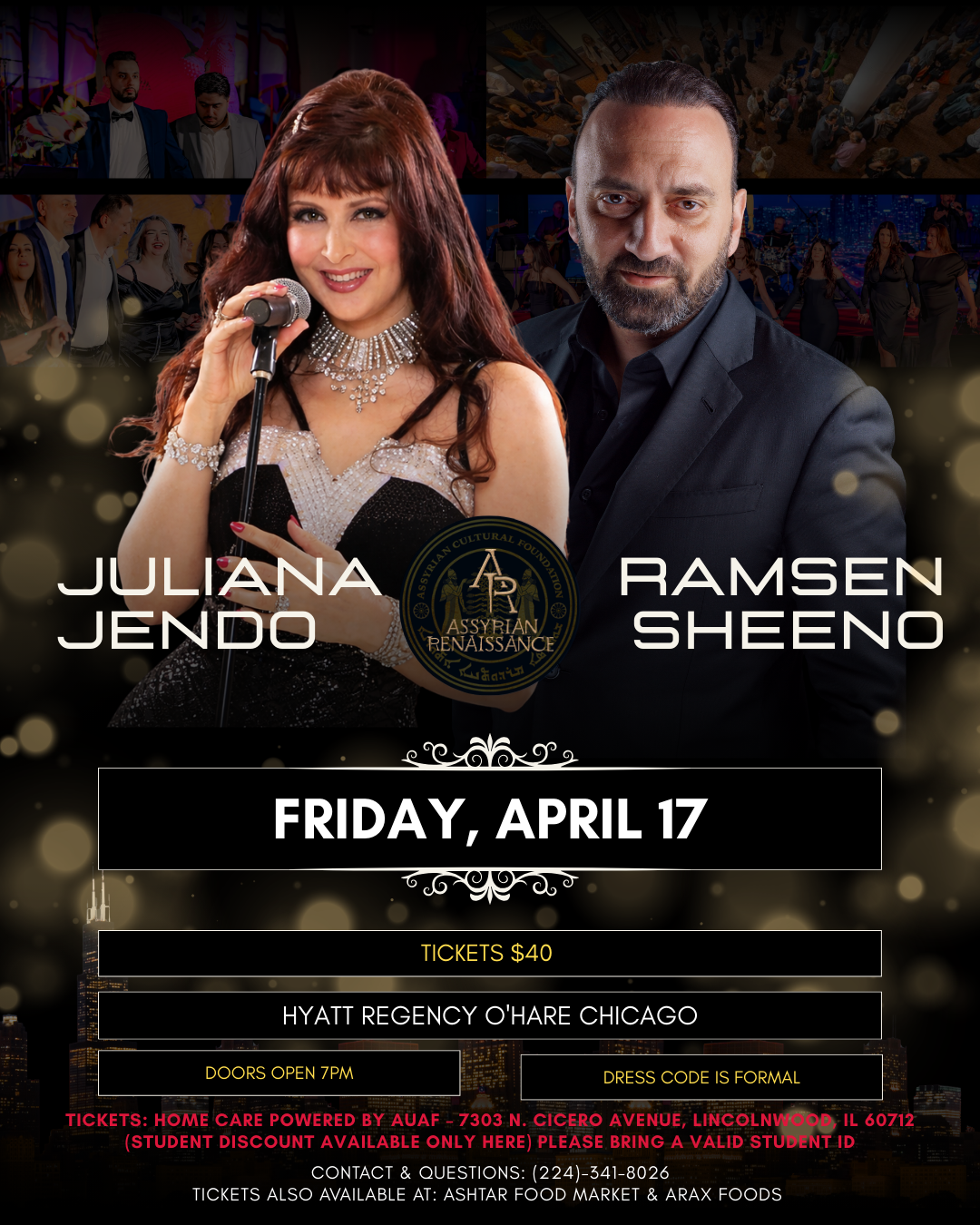 Assyrian Renaissance Friday Night Party: Juliana Jendo & Ramsen Sheeno
