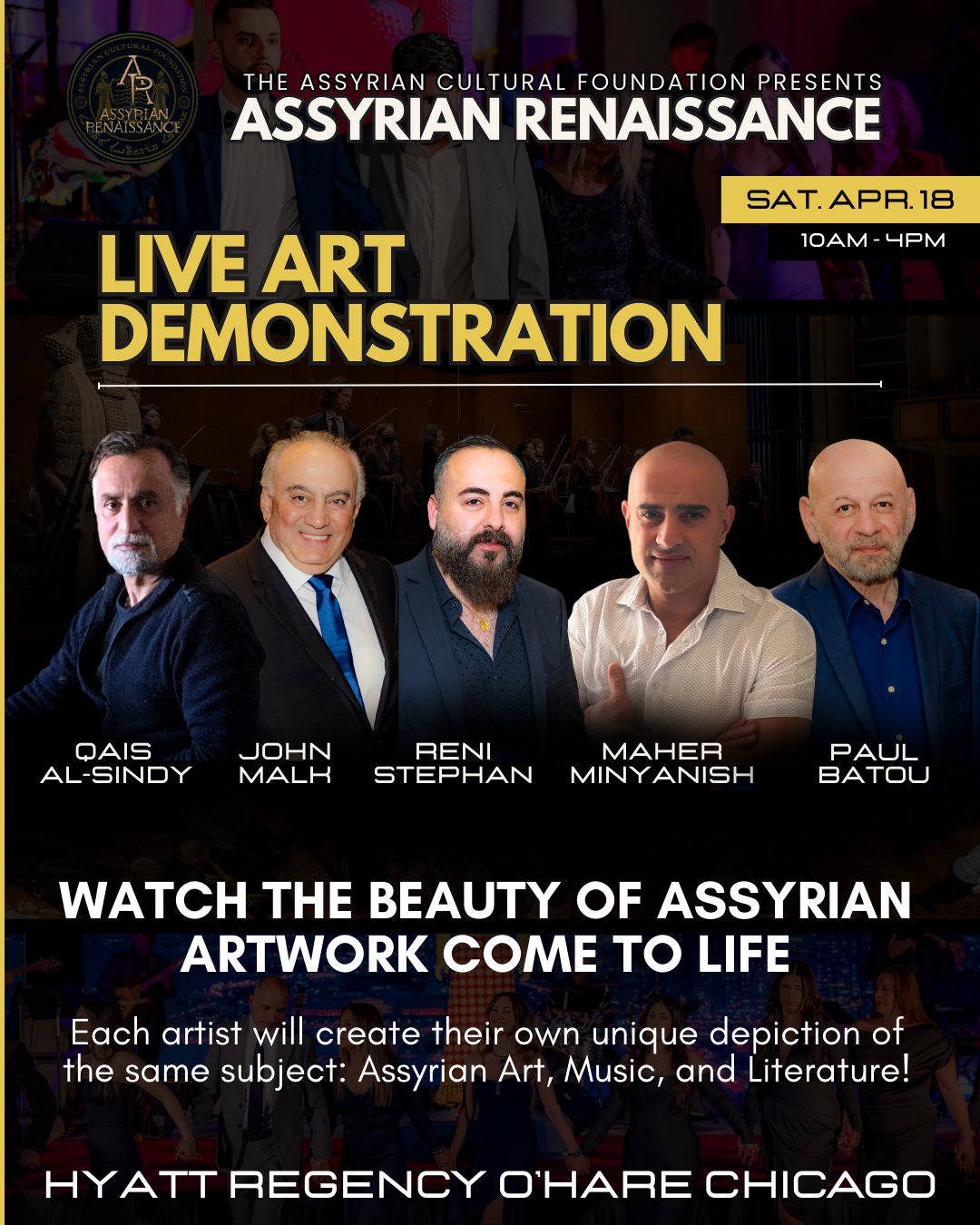 Assyrian Renaissance Saturday Live Art Demonstration