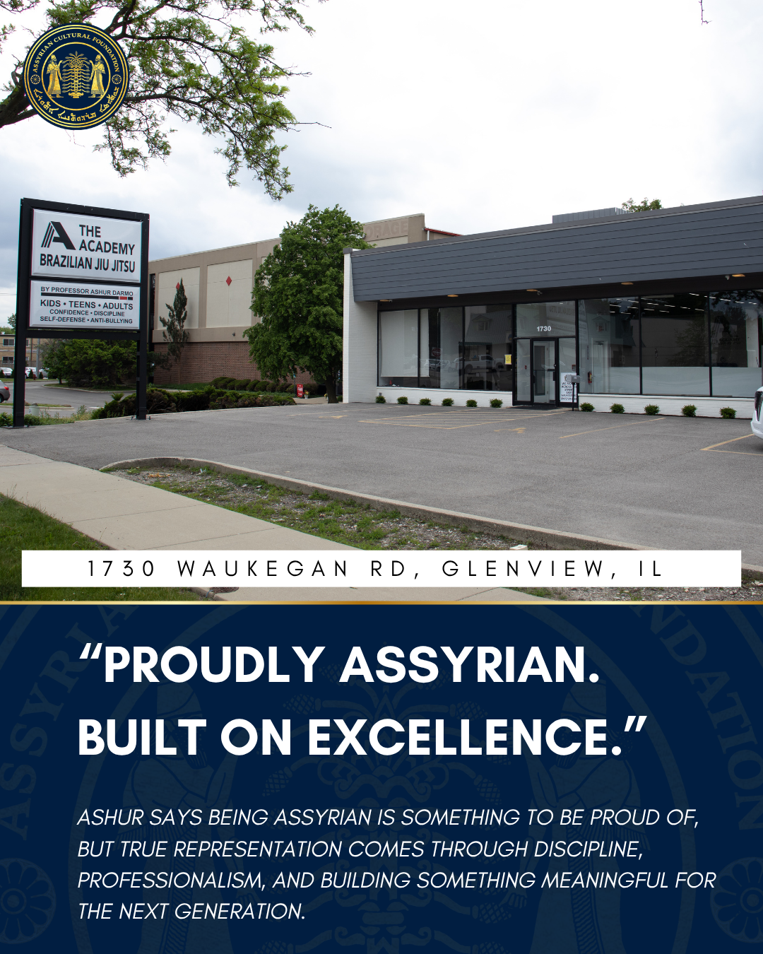 The Academy Brazilian Jiu Jitsu, 1730 Waukegan Rd, Glenview IL, Proudly Assyrian, built on excellence