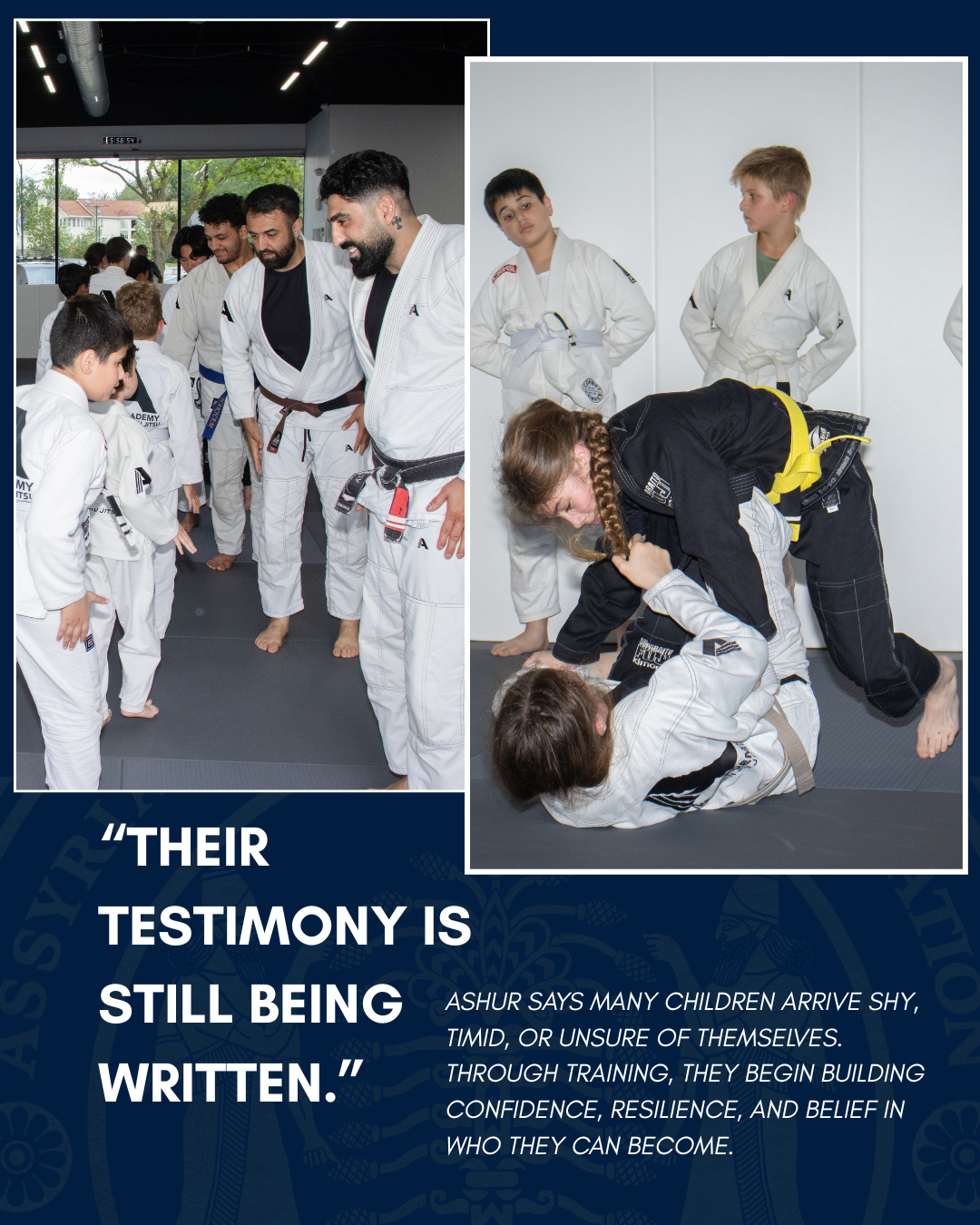 Quote: Their testimony is still being written