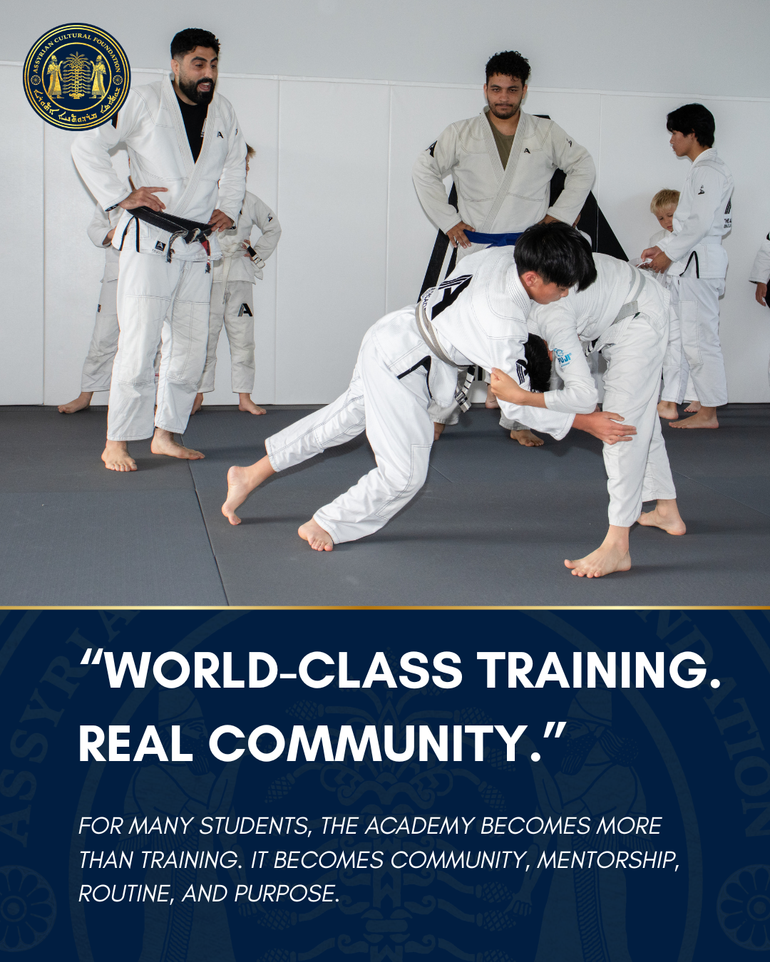Quote: World-class training, real community