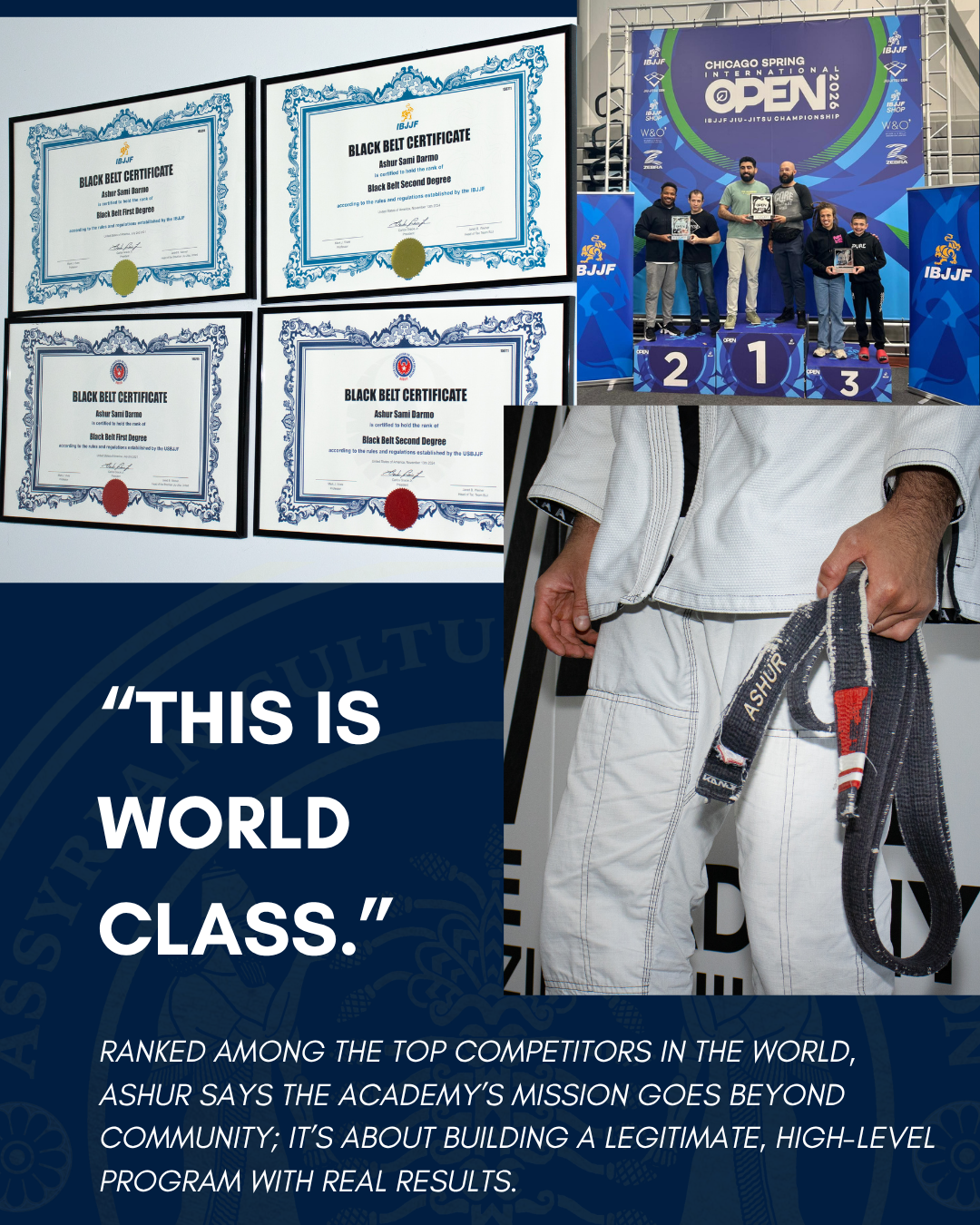 Quote: This is world class, IBJJF and USBJJF black belt certificates